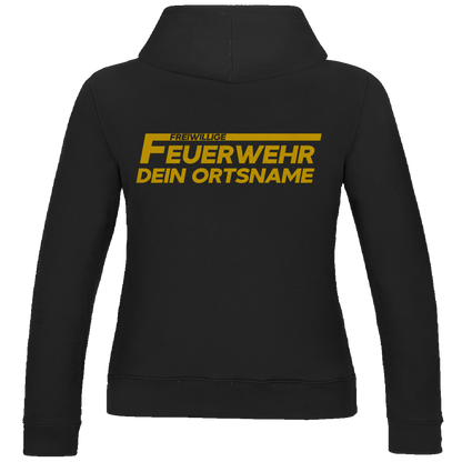 Damen Hoodie - Freiwillige Feuerwehr Gelb [Personalisierbar]