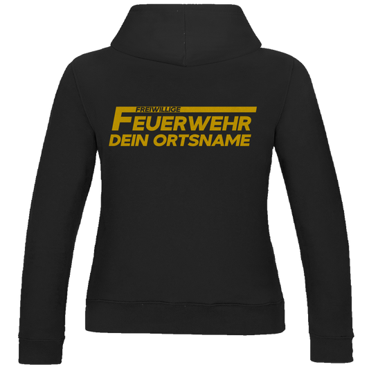 Damen Hoodie - Freiwillige Feuerwehr Gelb [Personalisierbar]