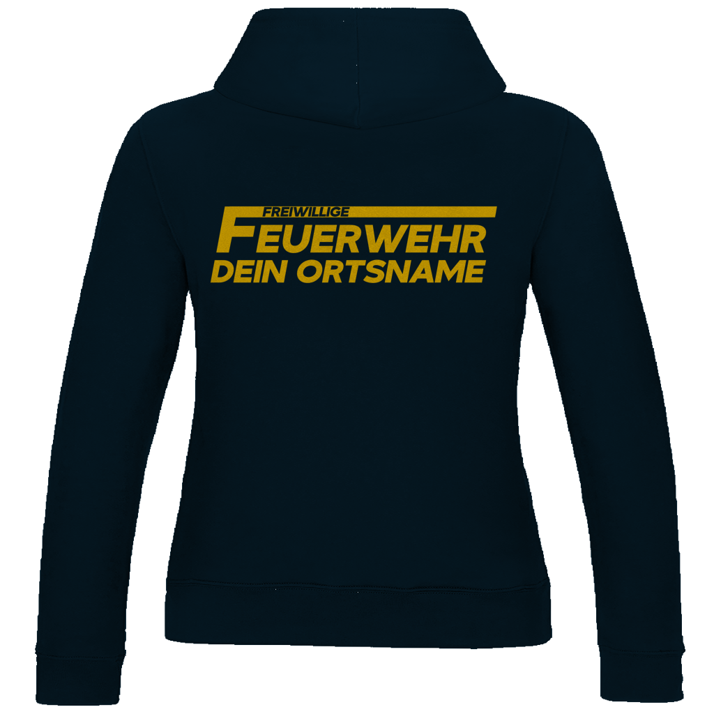 Damen Hoodie - Freiwillige Feuerwehr Gelb [Personalisierbar]