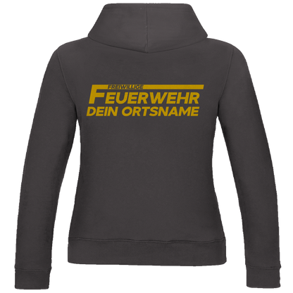 Damen Hoodie - Freiwillige Feuerwehr Gelb [Personalisierbar]