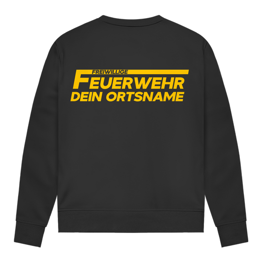 Damen Sweatshirt - Freiwillige Feuerwehr Gelb [Personalisierbar]