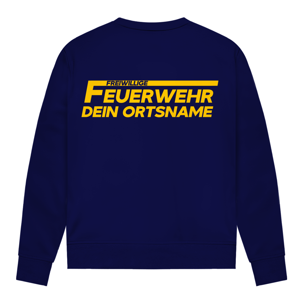 Damen Sweatshirt - Freiwillige Feuerwehr Gelb [Personalisierbar]