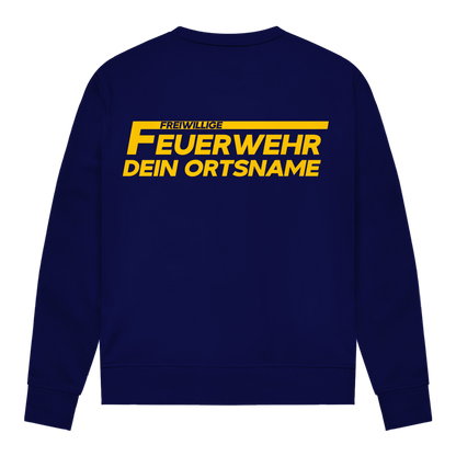 Damen Sweatshirt - Freiwillige Feuerwehr Gelb [Personalisierbar]