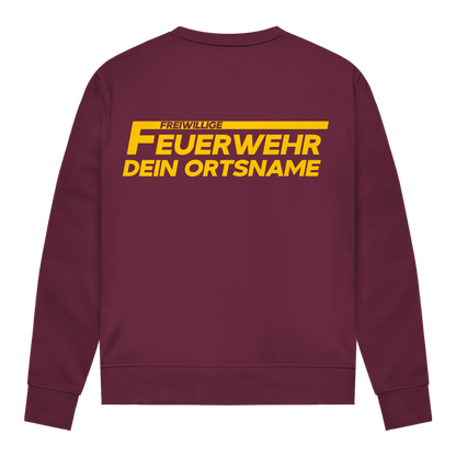 Damen Sweatshirt - Freiwillige Feuerwehr Gelb [Personalisierbar]