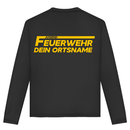 Unisex Langarmshirt - Jugendfeuerwehr Gelb [Personalisierbar]