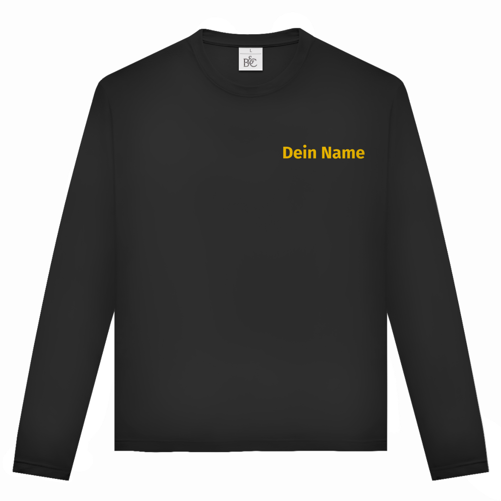 Unisex Langarmshirt - Jugendfeuerwehr Gelb [Personalisierbar]