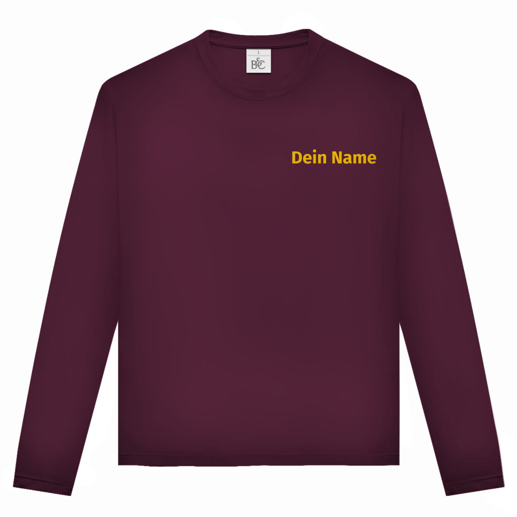Unisex Langarmshirt - Jugendfeuerwehr Gelb [Personalisierbar]