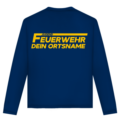 Unisex Langarmshirt - Jugendfeuerwehr Gelb [Personalisierbar]