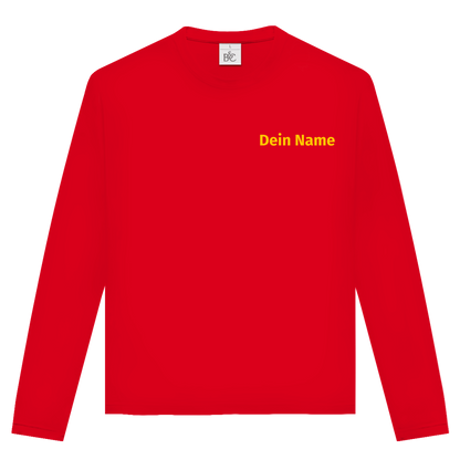 Unisex Langarmshirt - Jugendfeuerwehr Gelb [Personalisierbar]