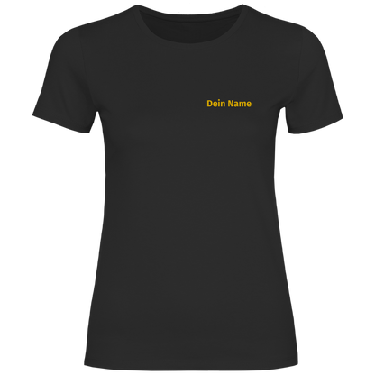 Damen T-Shirt - Jugendfeuerwehr Gelb [Personalisierbar]