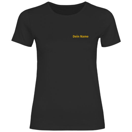 Damen T-Shirt - Jugendfeuerwehr Gelb [Personalisierbar]