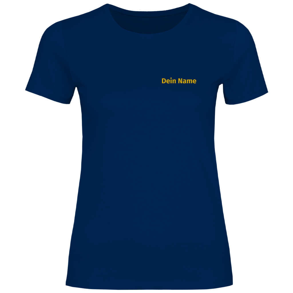 Damen T-Shirt - Jugendfeuerwehr Gelb [Personalisierbar]