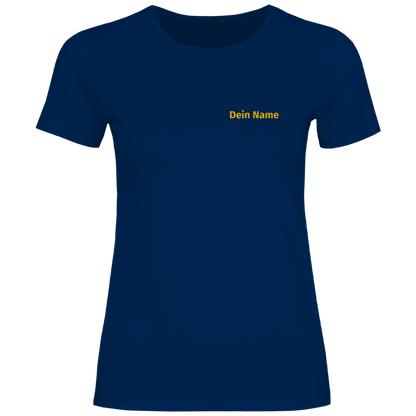 Damen T-Shirt - Jugendfeuerwehr Gelb [Personalisierbar]
