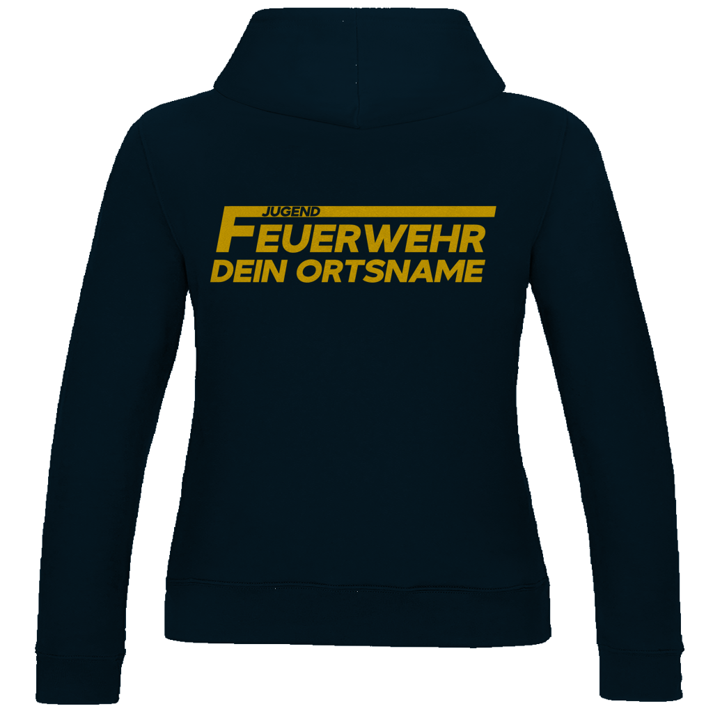 Damen Hoodie - Jugendfeuerwehr Gelb [Personalisierbar]