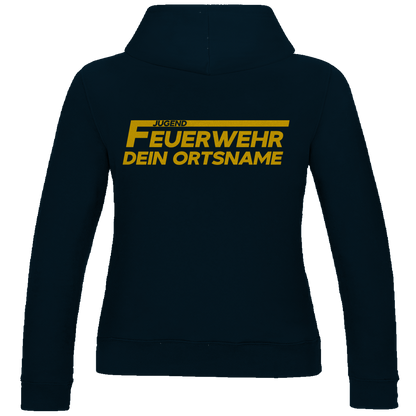 Damen Hoodie - Jugendfeuerwehr Gelb [Personalisierbar]
