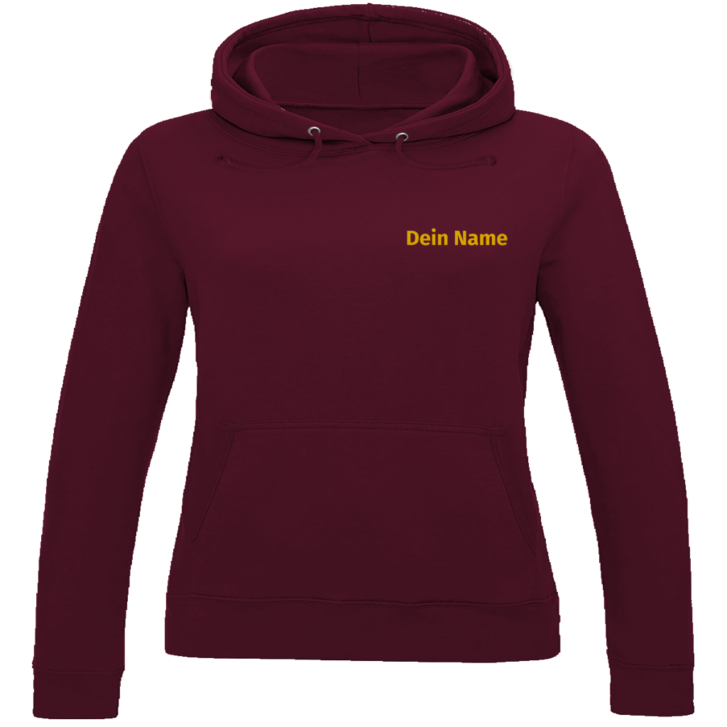 Damen Hoodie - Jugendfeuerwehr Gelb [Personalisierbar]