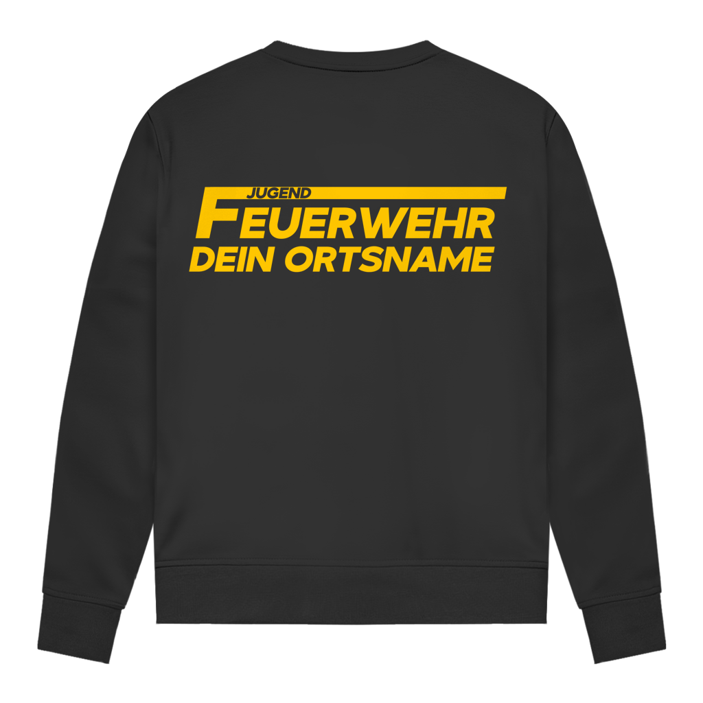 Damen Sweatshirt - Jugendfeuerwehr Gelb [Personalisierbar]