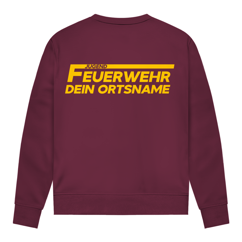 Damen Sweatshirt - Jugendfeuerwehr Gelb [Personalisierbar]