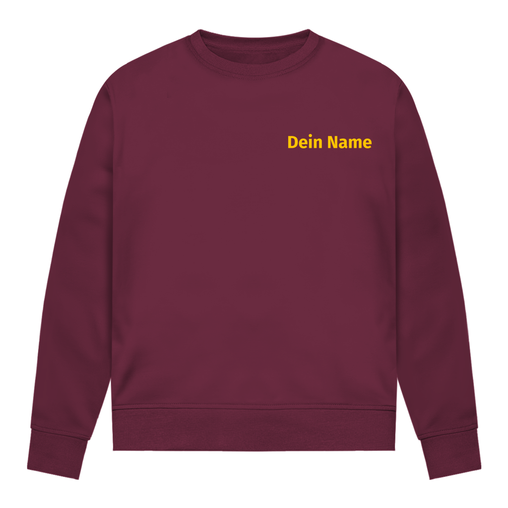 Damen Sweatshirt - Jugendfeuerwehr Gelb [Personalisierbar]