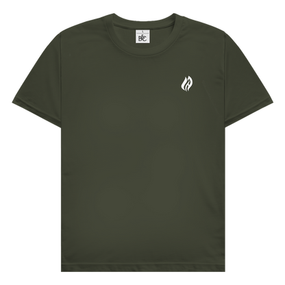 Herren T-Shirt - Flamme Freiwillige Feuerwehr Grün [Personalisierbar]