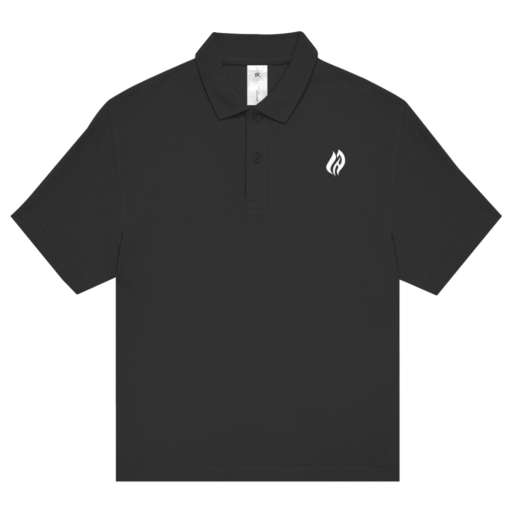Unisex Poloshirt - Flamme Freiwillige Feuerwehr Grün [Personalisierbar]