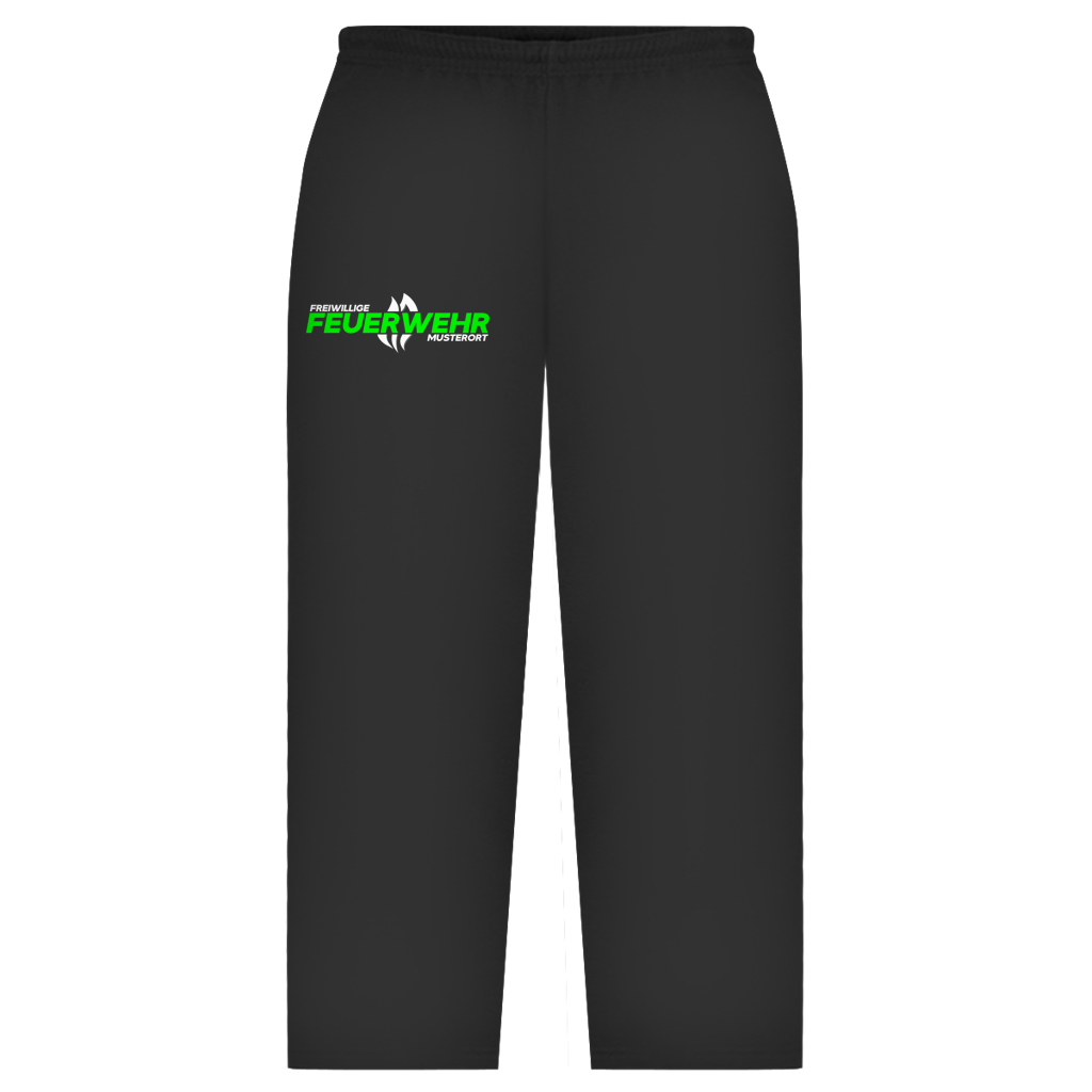Oversize Sweatpants - Flamme Freiwillige Feuerwehr Grün [Personalisierbar]