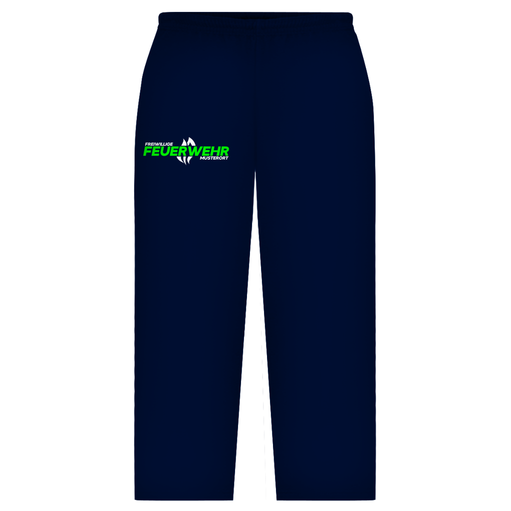 Oversize Sweatpants - Flamme Freiwillige Feuerwehr Grün [Personalisierbar]