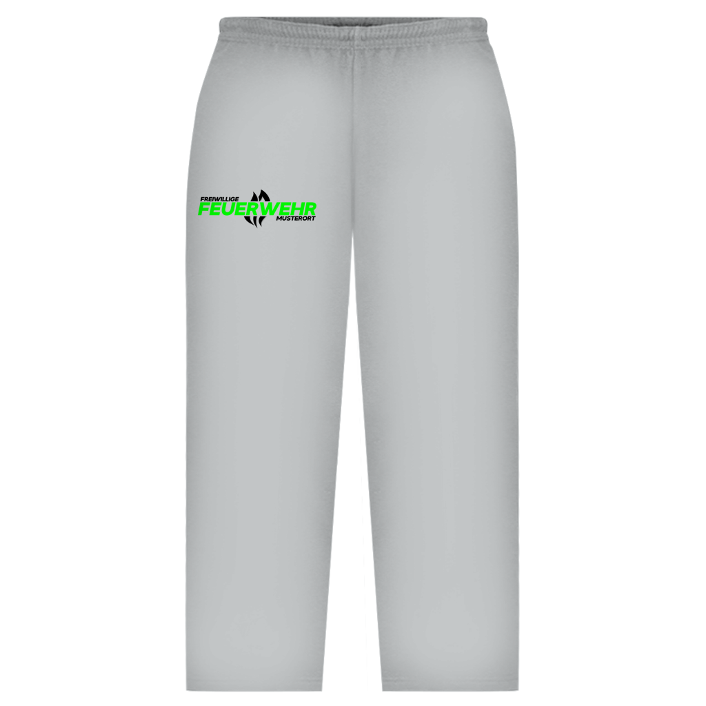 Oversize Sweatpants - Flamme Freiwillige Feuerwehr Grün [Personalisierbar]