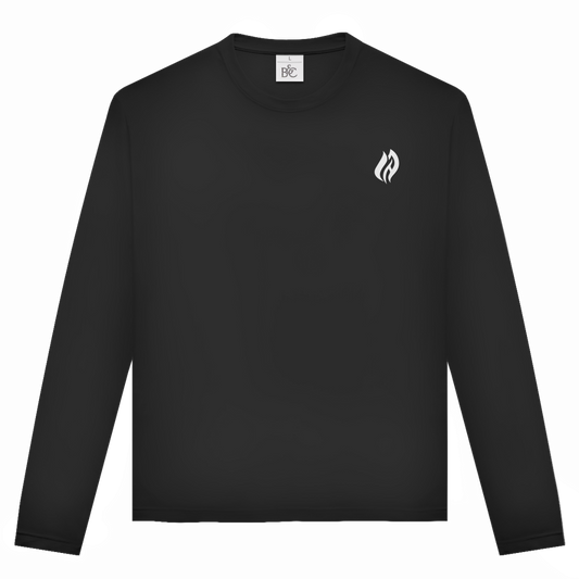 Unisex Langarmshirt - Flamme Freiwillige Feuerwehr Grün [Personalisierbar]
