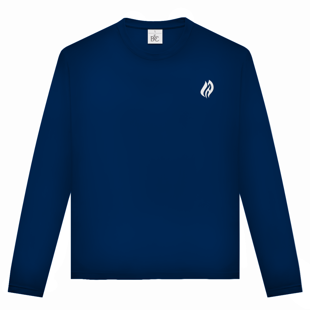Unisex Langarmshirt - Flamme Freiwillige Feuerwehr Grün [Personalisierbar]