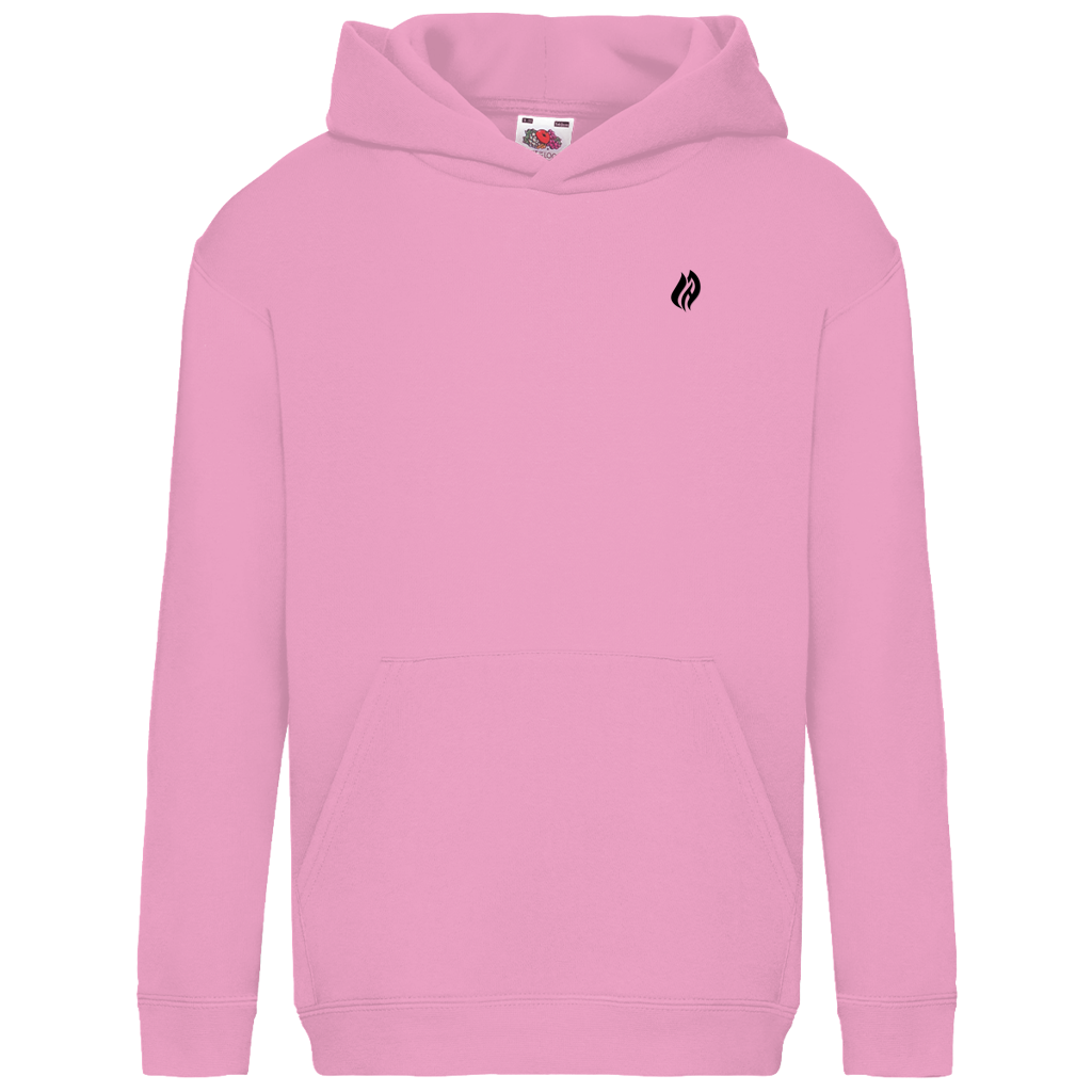 Kinder Hoodie - Flamme Freiwillige Feuerwehr Grün [Personalisierbar]