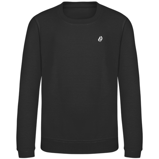 Kinder Sweatshirt - Flamme Freiwillige Feuerwehr Grün [Personalisierbar]