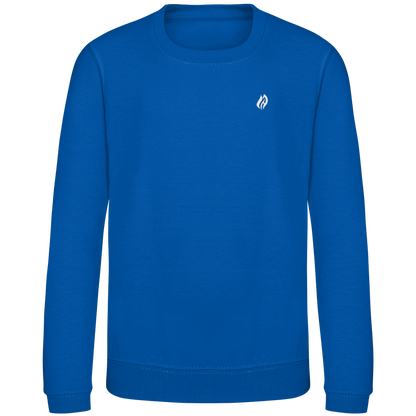 Kinder Sweatshirt - Flamme Freiwillige Feuerwehr Grün [Personalisierbar]