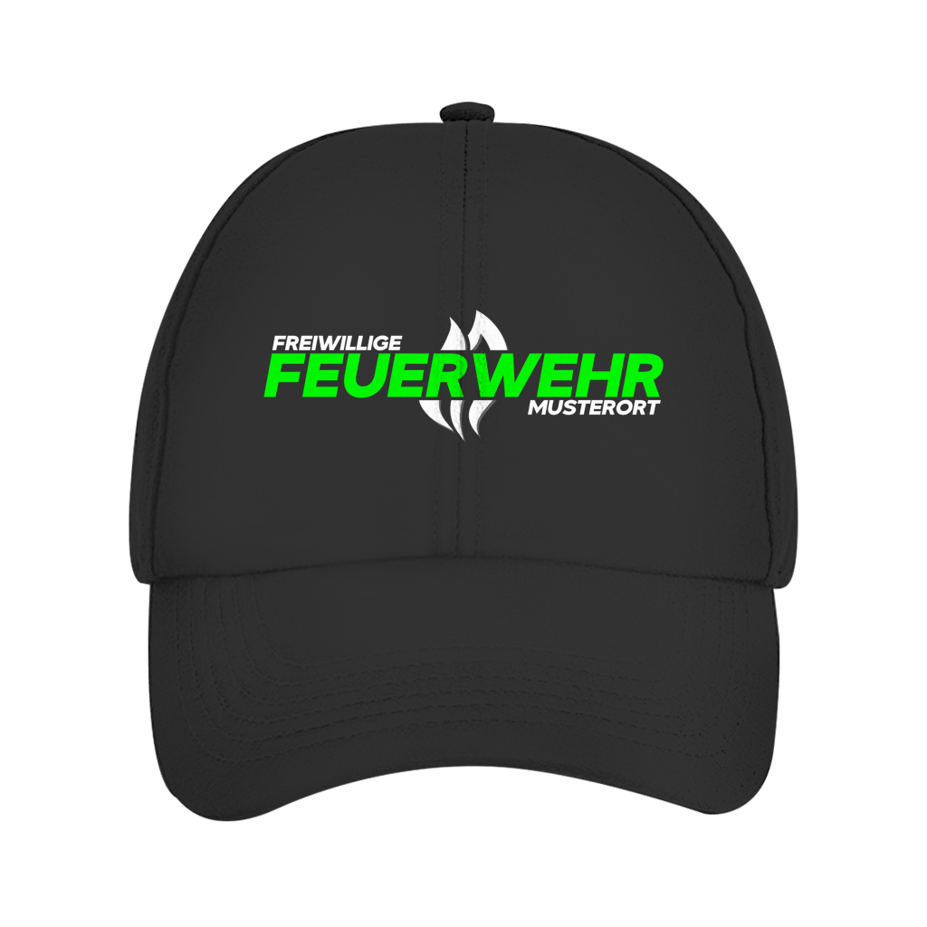 Dad Cap - Flamme Freiwillige Feuerwehr Grün [Personalisierbar]