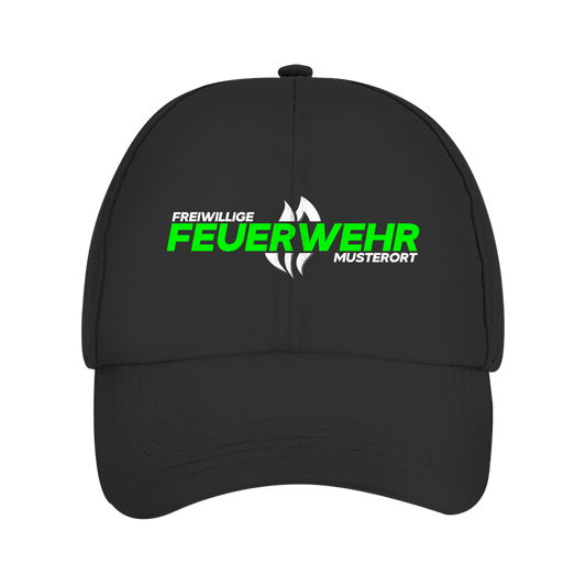 Dad Cap - Flamme Freiwillige Feuerwehr Grün [Personalisierbar]