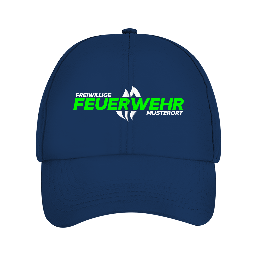 Dad Cap - Flamme Freiwillige Feuerwehr Grün [Personalisierbar]