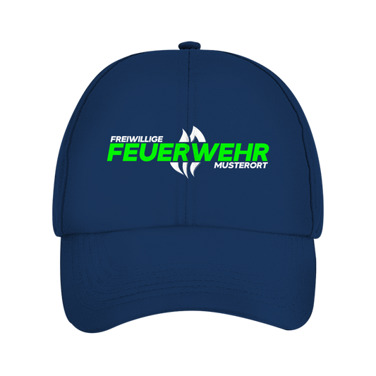 Dad Cap - Flamme Freiwillige Feuerwehr Grün [Personalisierbar]