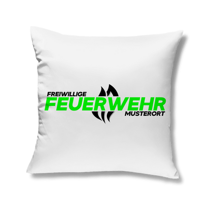 Kopfkissen - Flamme Freiwillige Feuerwehr Grün [Personalisierbar]
