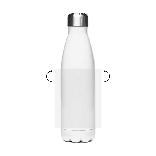 Edelstahl-Thermoflasche - Flamme Freiwillige Feuerwehr Schwarz [Personalisierbar]