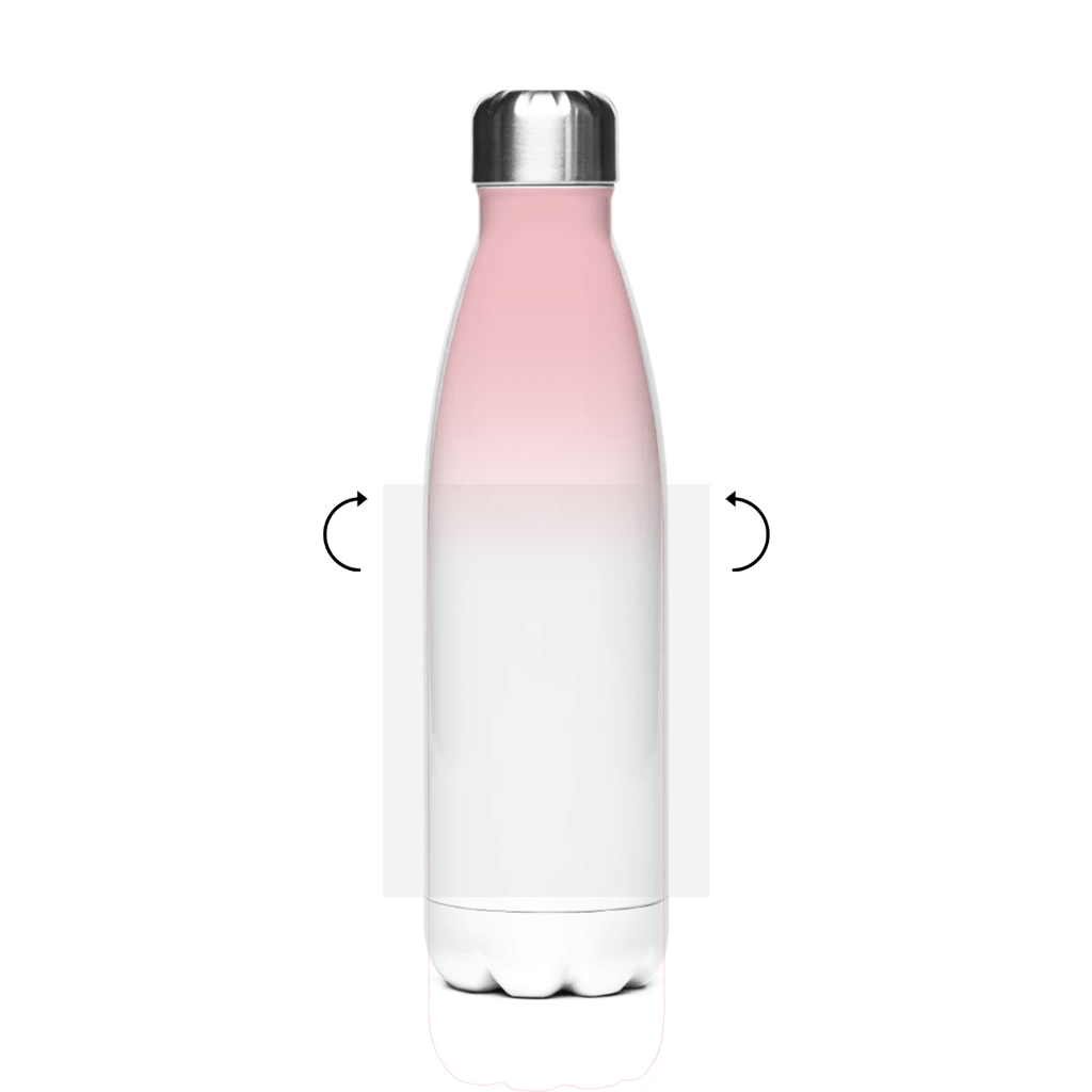 Edelstahl-Thermoflasche - Flamme Freiwillige Feuerwehr Schwarz [Personalisierbar]
