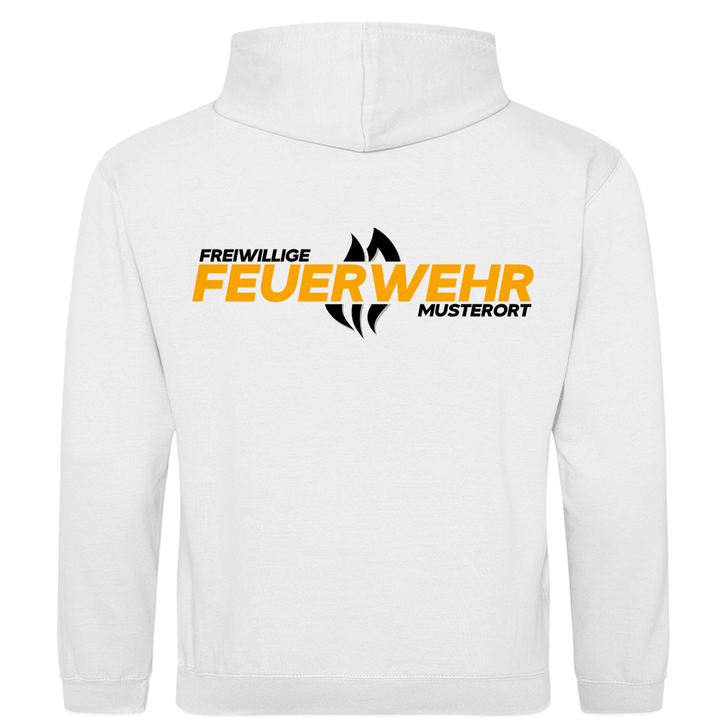 Herren Hoodie - Flamme Freiwillige Feuerwehr Gelb [Personalisierbar]
