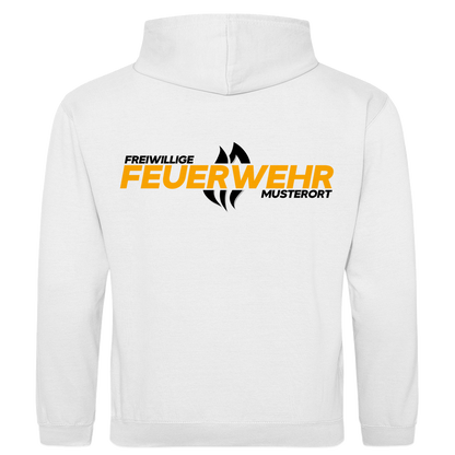 Herren Hoodie - Flamme Freiwillige Feuerwehr Gelb [Personalisierbar]