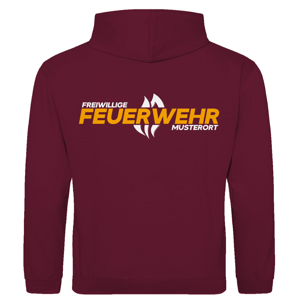 Herren Hoodie - Flamme Freiwillige Feuerwehr Gelb [Personalisierbar]