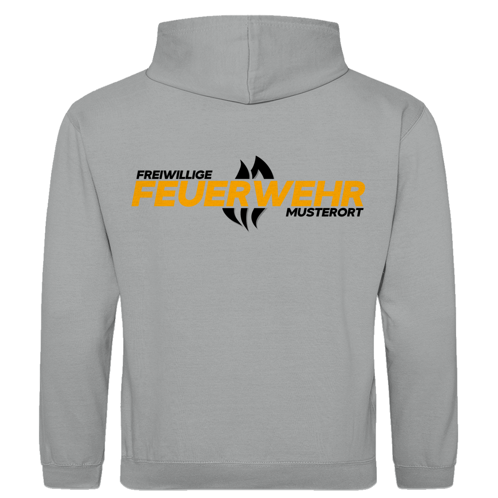 Herren Hoodie - Flamme Freiwillige Feuerwehr Gelb [Personalisierbar]