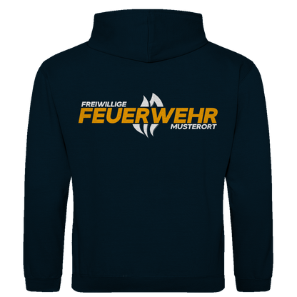 Herren Hoodie - Flamme Freiwillige Feuerwehr Gelb [Personalisierbar]