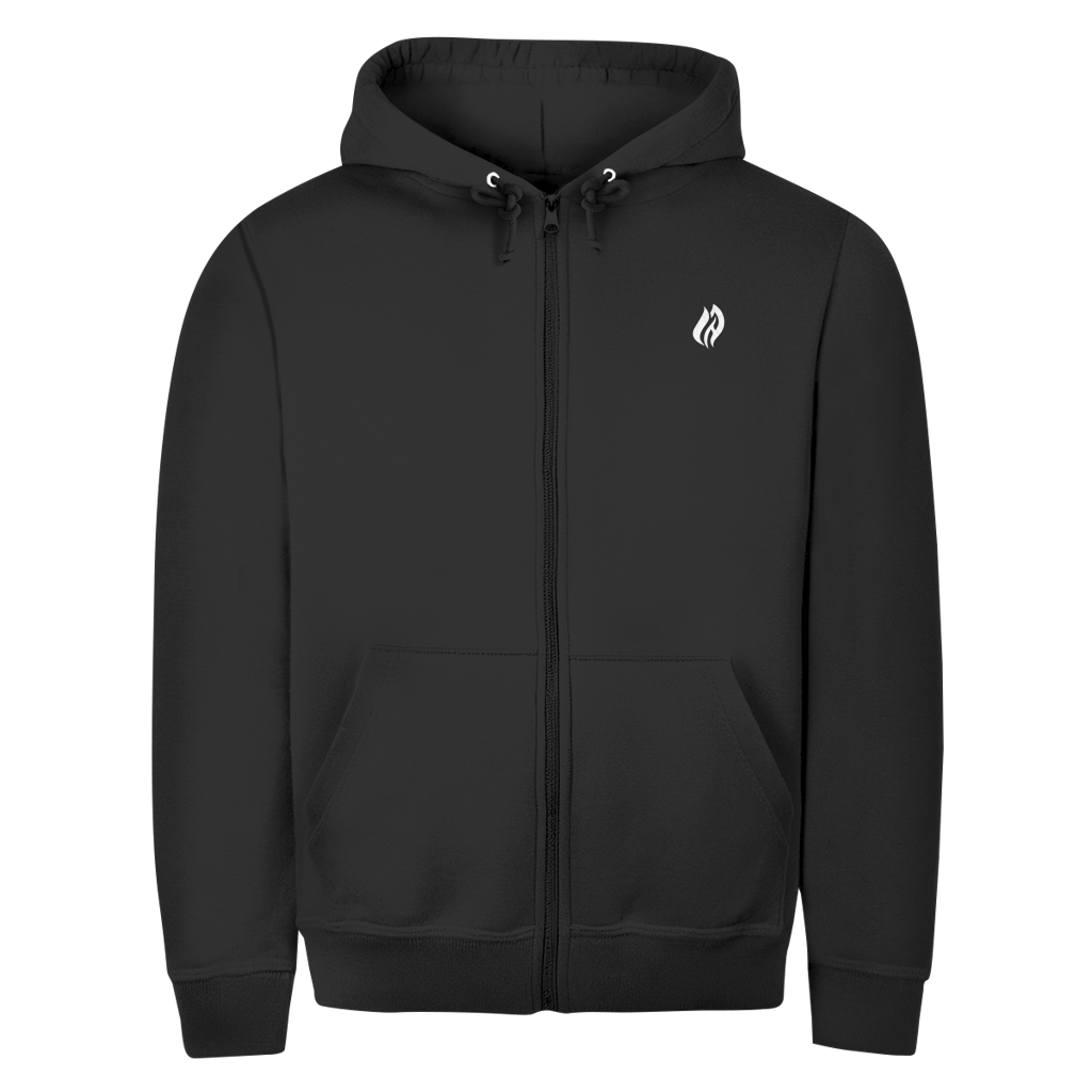 Unisex Zipper Hoodie - Flamme Freiwillige Feuerwehr Gelb [Personalisierbar]