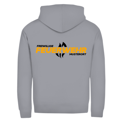 Unisex Zipper Hoodie - Flamme Freiwillige Feuerwehr Gelb [Personalisierbar]