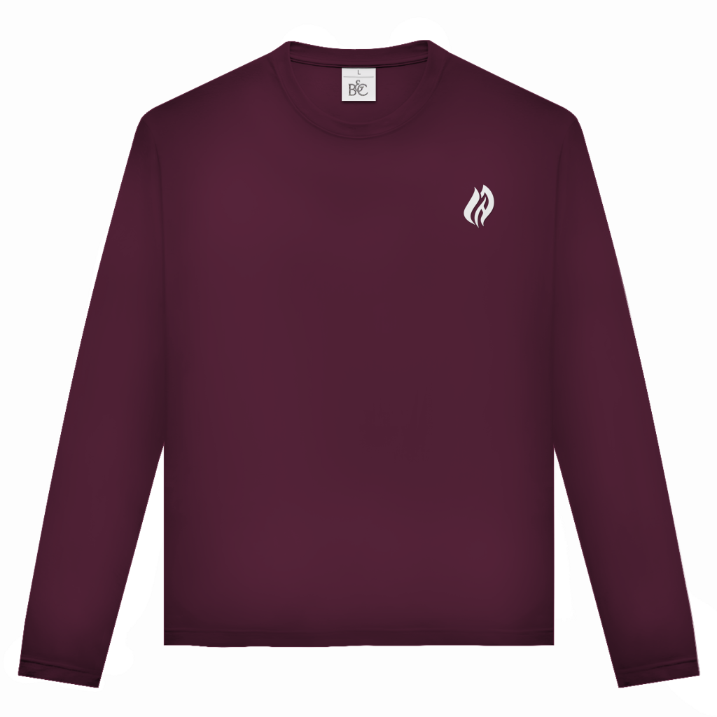 Unisex Langarmshirt - Flamme Freiwillige Feuerwehr Gelb [Personalisierbar]