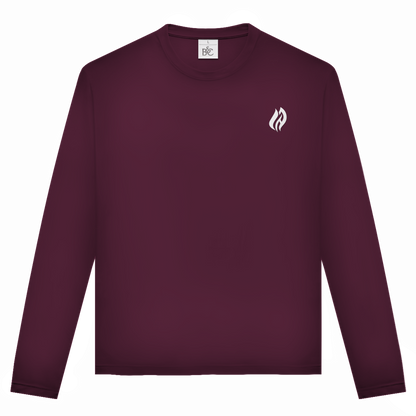 Unisex Langarmshirt - Flamme Freiwillige Feuerwehr Gelb [Personalisierbar]