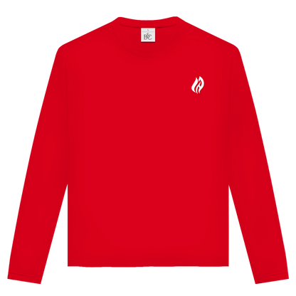 Unisex Langarmshirt - Flamme Freiwillige Feuerwehr Gelb [Personalisierbar]